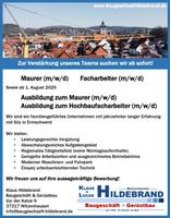 Stellenanzeige: Maurer (m/w/d) gesucht ! Hessen - Witzenhausen Vorschau