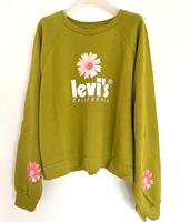Levi‘s Sweatshirt, grün, Blumen, neuwertig, oversized, Gr 1X Nordrhein-Westfalen - Würselen Vorschau