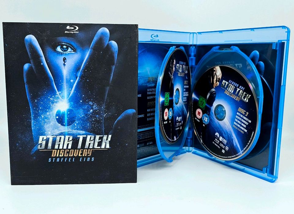 Star Trek Discovery Staffel 1 - BLURAY SONDER EDITION im Pappschu in Griesheim