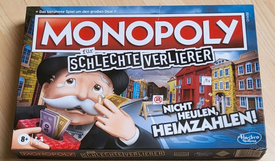 Monopoly,Monopoly für schlechte verlierer, Geselschaftsspiel in Sottrum