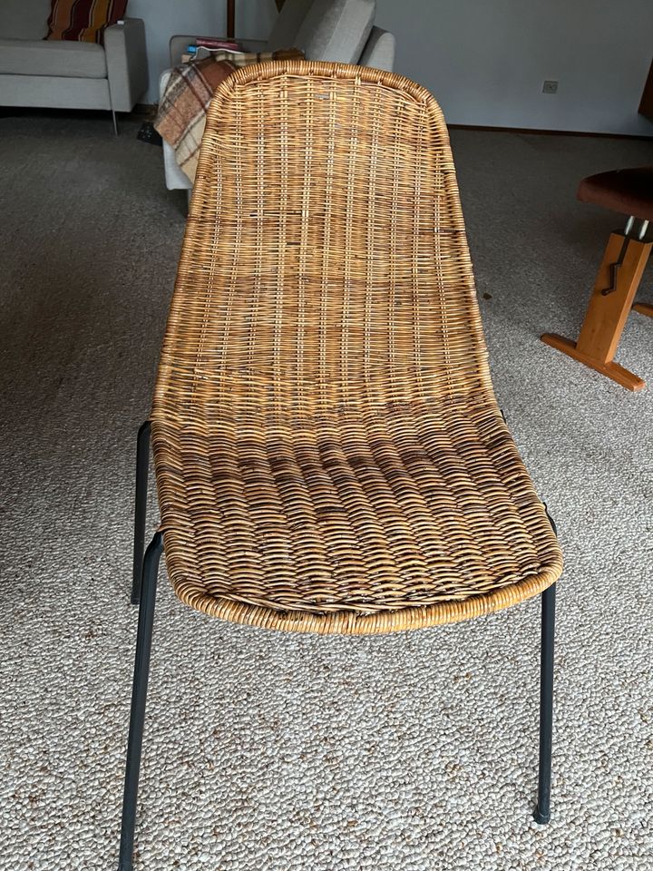 Designstuhl Basket, Original Legler, Esszimmerstuhl, 6 Stück in Unterlüß