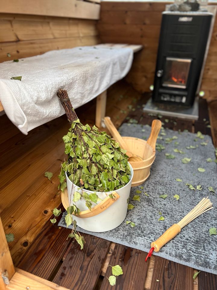 Bio Birkenreisig Reisig Quast getrocknet Sauna handgetrocknet in Frechen