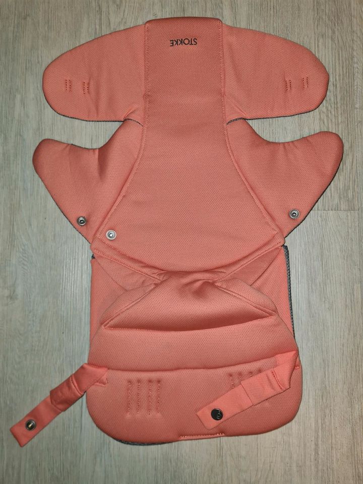 Stokke my carrier 0-3Jahre 0-15kg grau coral vorne & hinten Trage in Rodewald