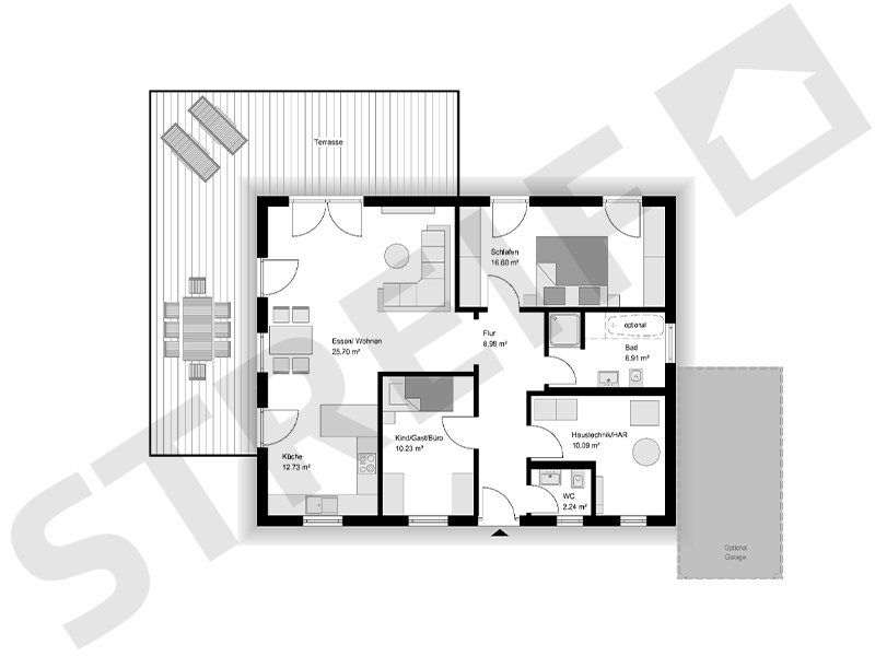 * 95 Jahre STREIF - Jubiläumshaus der "BUNGALOW" * in Essen