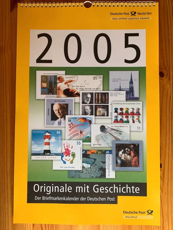 Briefmarken-Kalender 1982,1985-87,1991-94,1996,1998-2005 in Guldental