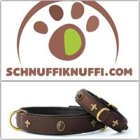 San Francisco Hundehalsband braun/dunkelbraun/gold MAUL für Hunde Hessen - Calden Vorschau