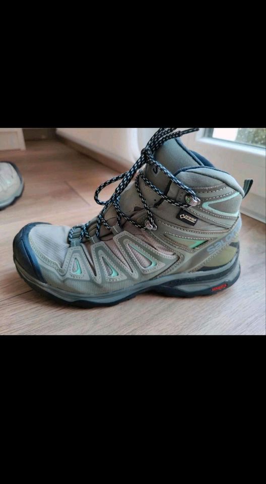 Salomon Gore Tex Wanderschuhe 40 in Mörfelden-Walldorf