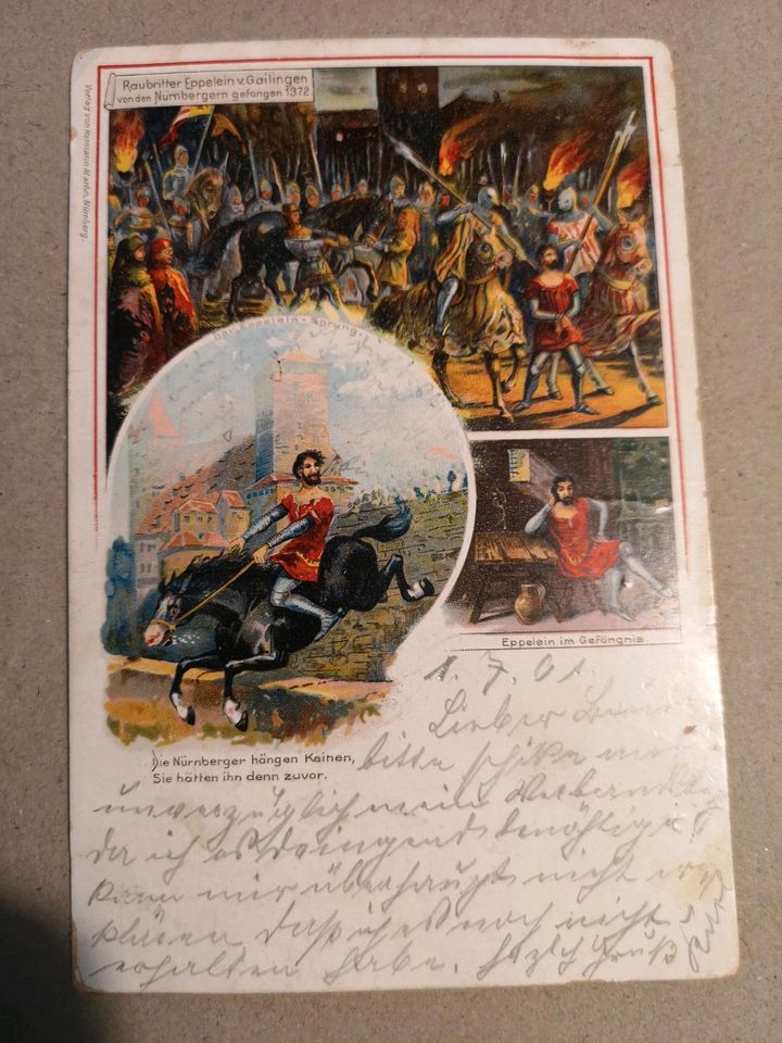 Alte Postkarten - Nürnberg in Auerbach in der Oberpfalz