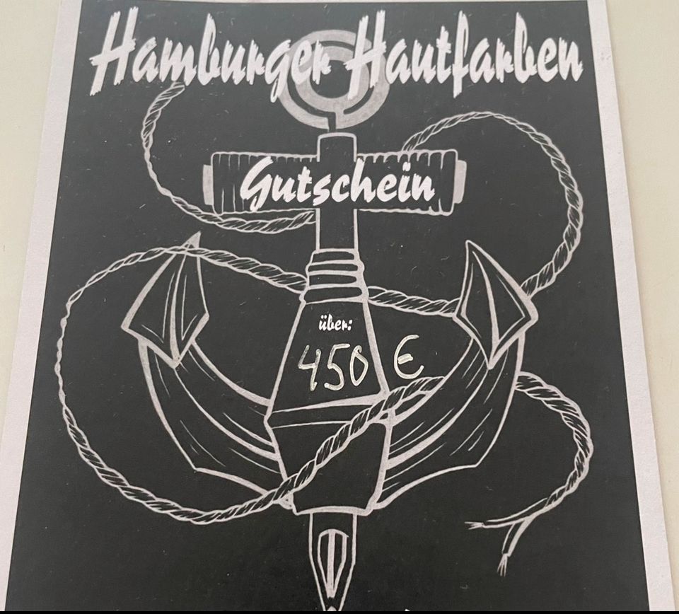 Tattoo Gutschein Hamburger Hautfarben in Hamburg