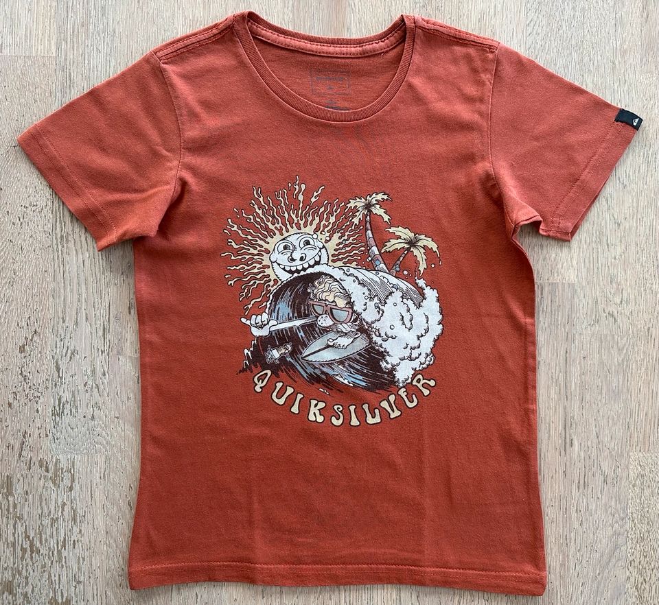 T-Shirt von Quiksilver, Größe 116 (6 Jahre), rot in Weiterstadt