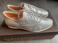 Think! Damen Schuhe Silber Gr. 39,5 Leder Nordrhein-Westfalen - Greven Vorschau