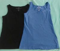 Damen 2x Top Tanktop H&M Schwarz Blau L Bayern - Augsburg Vorschau