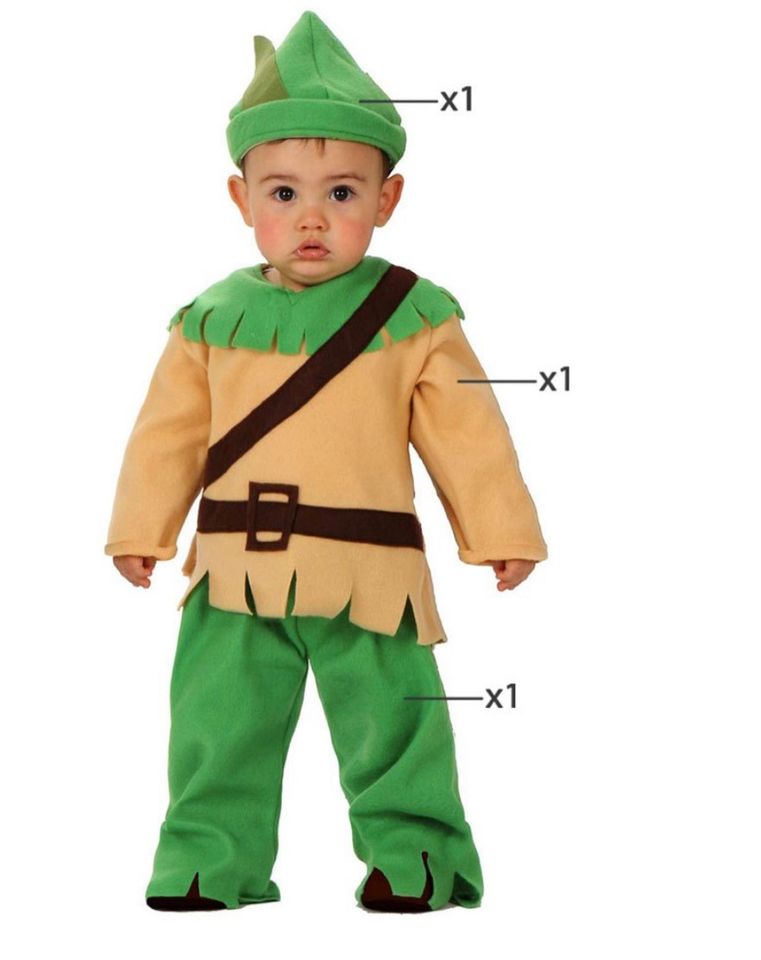 Baby Kleinkind Kostüm Fasching Robin Hood - Originalverpackt neu in Glienicke/Nordbahn