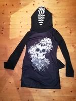 Totenkopf Überlänge Kapuzenpullover Gr. S Skull EMP Bayern - Simbach Vorschau