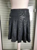 Schwarz Rock Minirock Skaterrock Print M 38 L 40 Killstar Gothic Nordrhein-Westfalen - Werl Vorschau