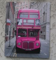 LONDON Bus in  PINK   auf Leinwand, s. Text... Berlin - Neukölln Vorschau