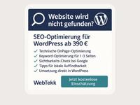 Webseite wird nicht gefunden? SEO für WordPress | Webdesign & Google Website Optimierung | SEA & Onlinemarketing Niedersachsen - Bardowick Vorschau