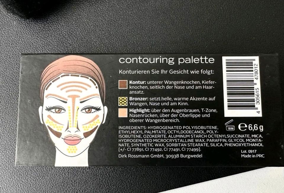 Div. Kosmetikartikel, Contouring-Palette, Lidschatten, Pinsel in Lüdenscheid