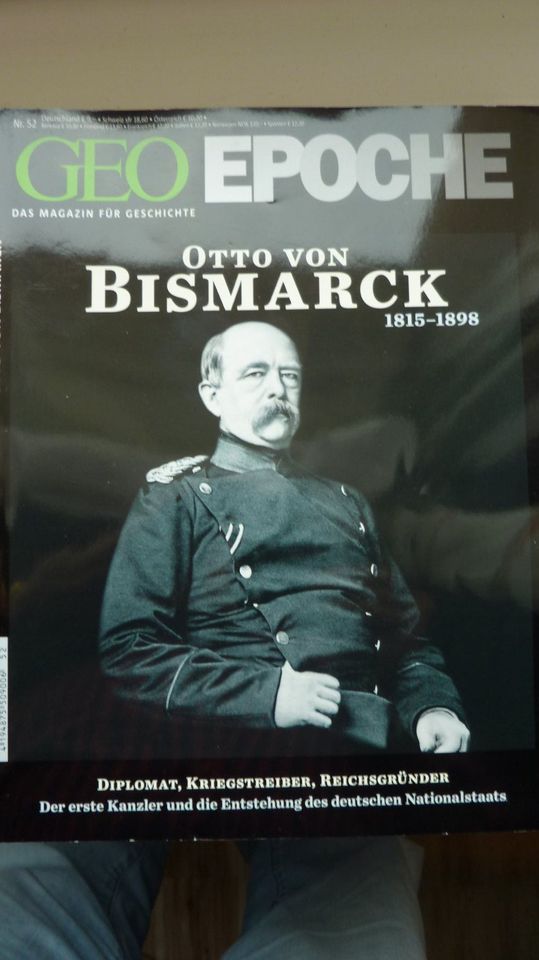 GEO EPOCHE Nr. 52 „Otto von BISMARCK“ Deutscher Kanzler in Wickede (Ruhr)