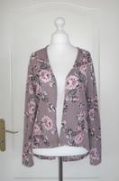 Cardigan Feinstrick Strickjacke altrosa rosa Rosenmuster 42 44 Hessen - Großenlüder Vorschau