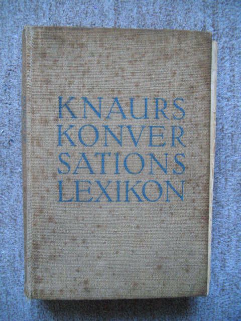 Knaurs Konversations-Lexikon A-Z, 1932 in Hilden