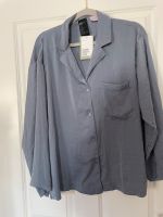 H&M Bluse Hemd Gr M Taubenblau grau neu mit Etikett Leipzig - Holzhausen Vorschau