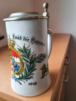 Bierseidel "Gott mit Dir du Land der Bayern" Hessen - Bad Nauheim Vorschau