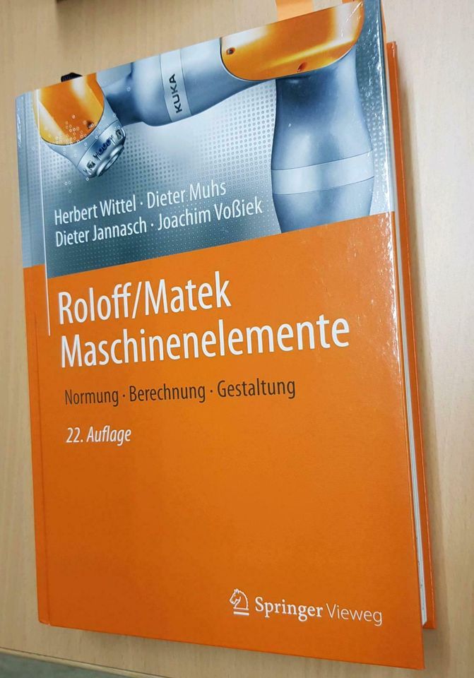 Roloff/Matek Maschinenelemente & Tabellen & Formelsamml. 22. Aufl in Hof (Saale)