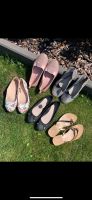 5 Paar Ballerina / Slipper / Flip Flops Größe 39 als Paket Nordrhein-Westfalen - Straelen Vorschau