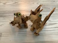 Holzdrachen 2 x Drache aus Holz vintage Handarbeit Dachbodenfund Nordrhein-Westfalen - Mönchengladbach Vorschau