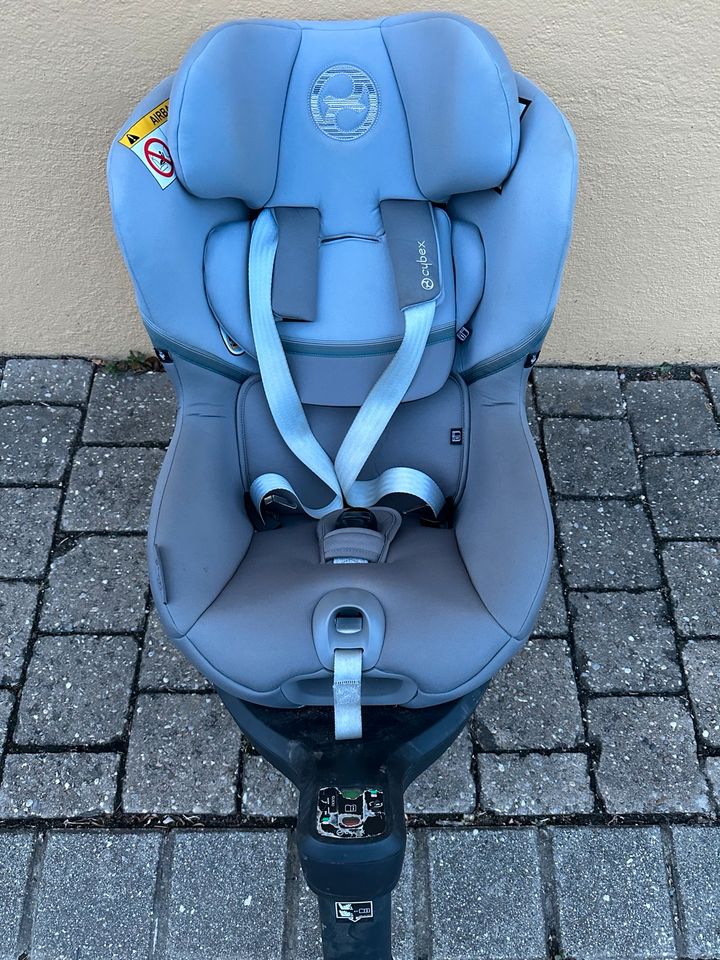 Kindersitz Reboarder Basis Cybex Sirona S i-Size grey Grau 360° in Barbing