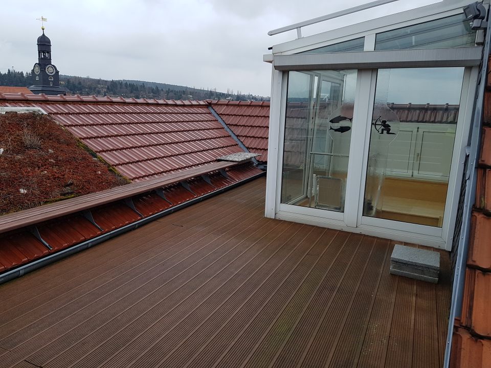 hochwertige Dachgeschosswohnung mit Wintergarten und Dachterrasse in Königsee