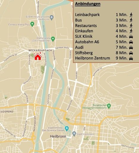 Erstbezug nach Sanierung: Helle 2-Zimmer-Wohnung in Heilbronn