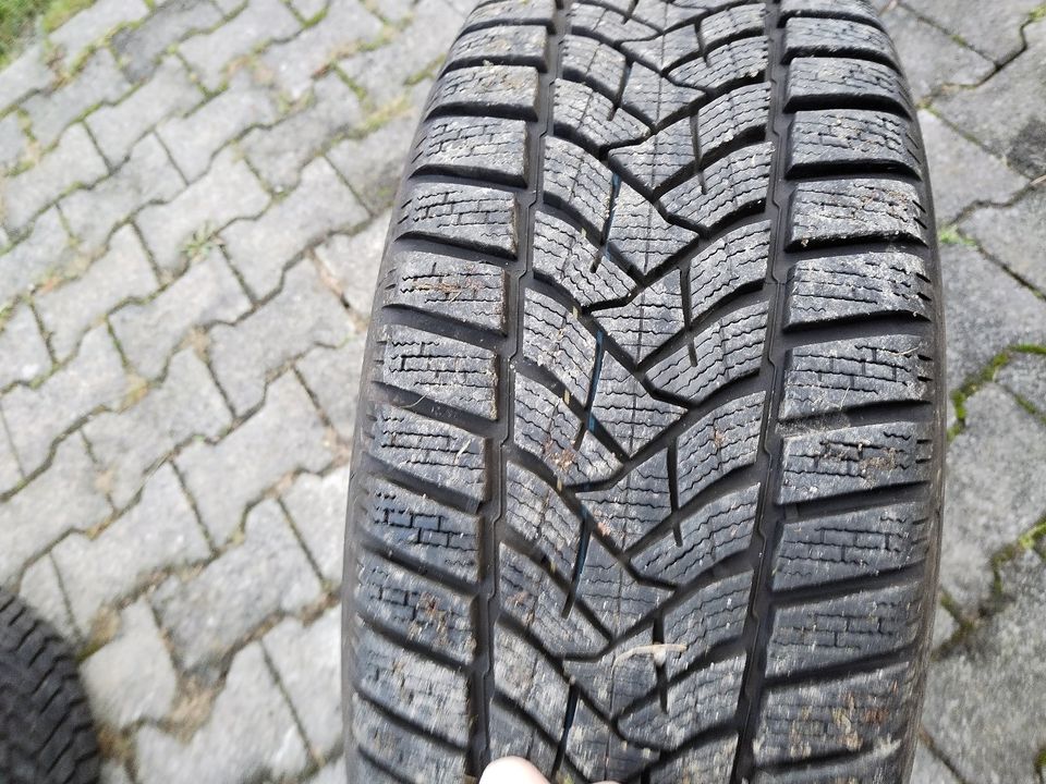 205 / 55 R 16 Zoll Winterreifen original Audi Alu Felgen 7x16 VW in Neuschönau