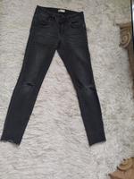 Jeans Hose Skinny 100% Baumwolle 36 S Tights grau schwarz Nordrhein-Westfalen - Haan Vorschau