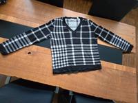 Karierter Pullover von Tchibo, Größe 40/42, Farbe schwarz-beige Niedersachsen - Wietze Vorschau