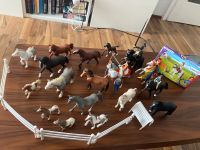 Schleich 19 Pferde Ritter Elfe Reiter Zaun Bayern - Stadtbergen Vorschau