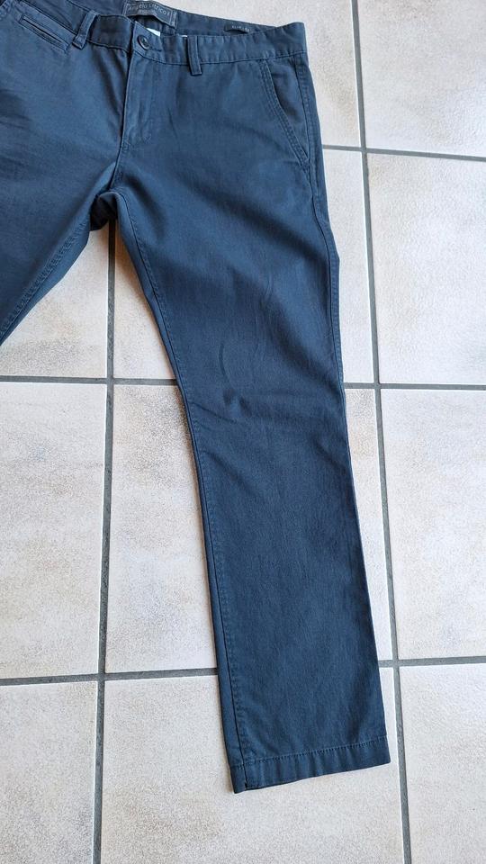 HERRENBAUMWOLLHOSE  CHINO  Dunkelgrau ANGELA LITRICO GR.34/30 in Betzdorf