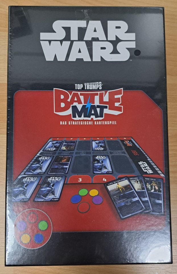 Star Wars Battle Mat Kartenspiel Deutsch 2023 Disney Top Trumps in Eschborn