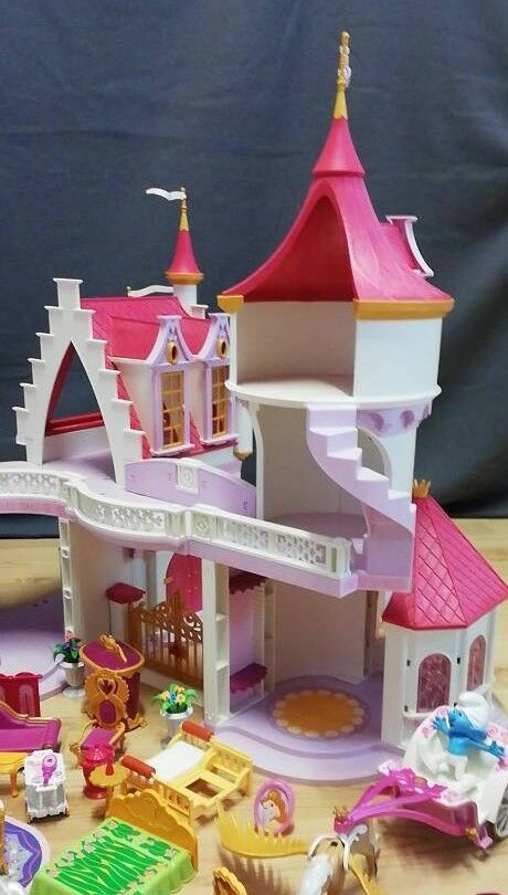 Prinzessinnen Schloss Playmobil mit Anleitung und viel Zubehör in Korschenbroich