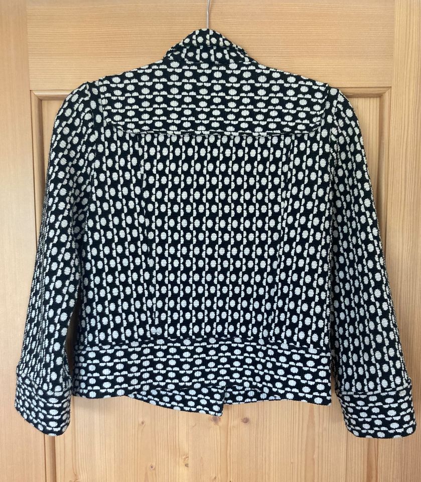 Diane von Fürstenberg * Jacke / Blazer * Gr. 36/38 * Schwarz/Weiß in Stephanskirchen