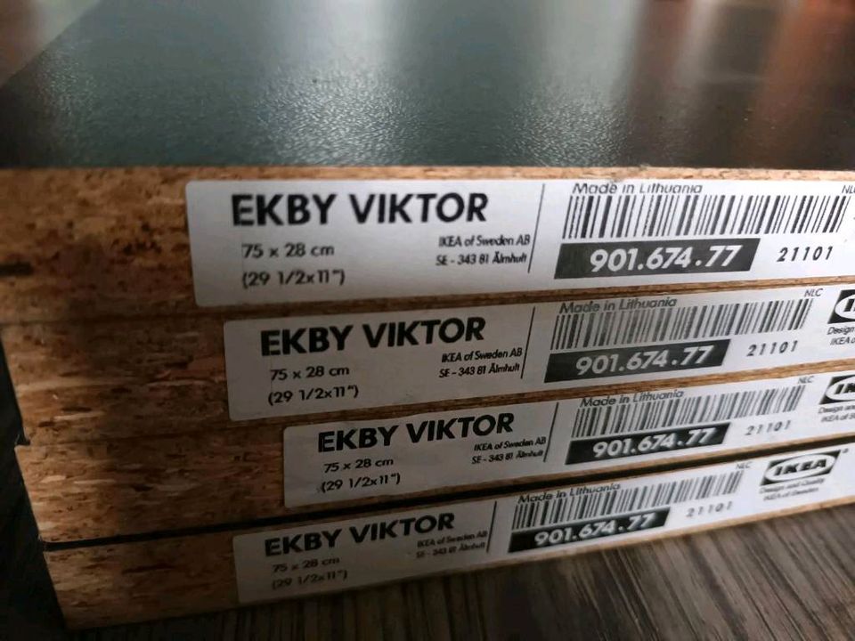 Wandregal Ikea Ekby Victor in Handewitt