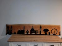 Holz Bild Straubing skyline silhouette Bayern - Straubing Vorschau