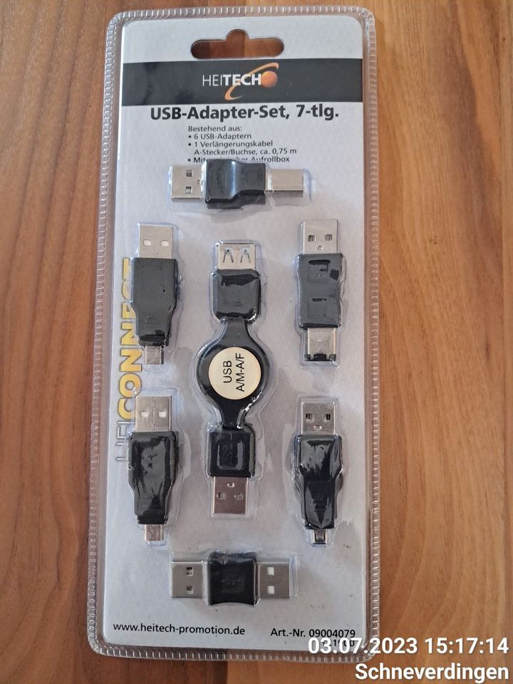 USB-Adapter-Set, 7-tlg.  NEU in Schneverdingen