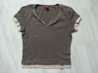 T-Shirt ESPRIT Gr. S / 36 khaki beige Lagenlook Herzausschnitt Sachsen - Lichtenstein Vorschau
