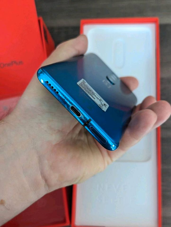 OnePlus 7T Pro 256GB blau Smartphone mit OVP und Ladegerät in Rastede