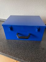 Blechkiste,Transportkiste,Werkzeugkiste 28x40x19 blau Nordrhein-Westfalen - Frechen Vorschau