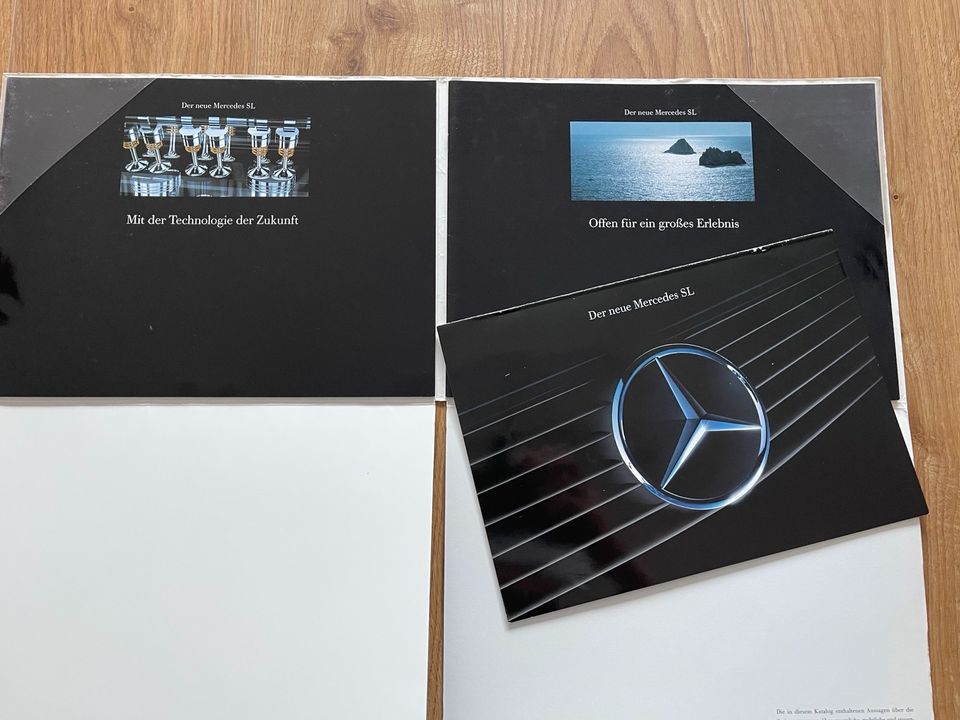 Mercedes SL - aufwendiges Verkaufsprospekt in Herrsching