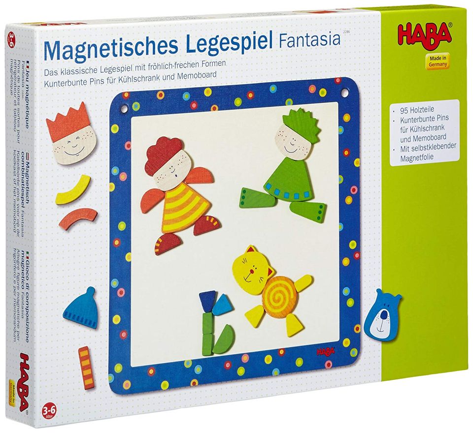 Haba Tiersafari Verziertier Puzzlekoffer magnetisch Fantasia in Heringen (Werra)