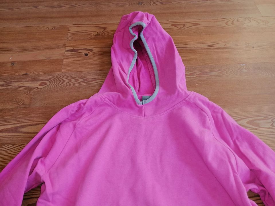 Gr. 152 Hoodie Sweater rosa pink mit grau elkline in Oyten